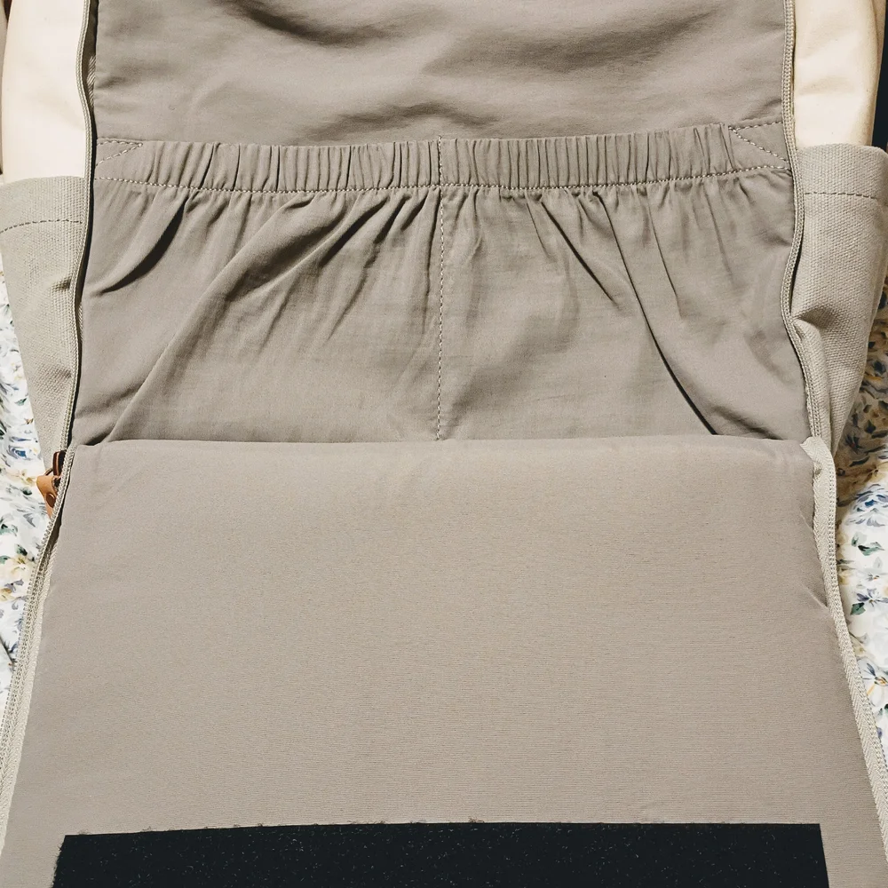 Petunia Pickle Bottom Cream and Gray Baby Bag - Picture 5 of 6